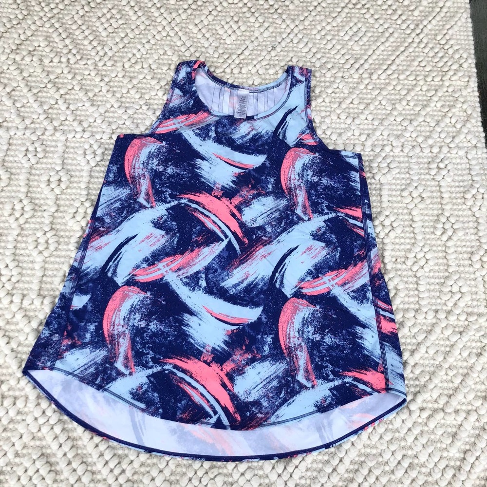 Ivivva Lululemon Pick Up The Pleat Tank Pink Purple Size 14